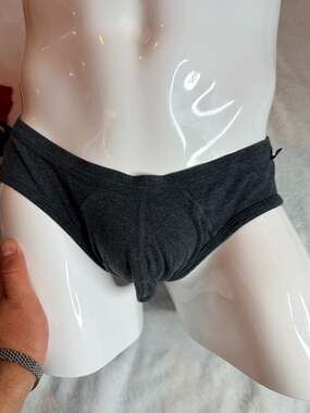 Andrew Christian Charcoal Briefs Size L